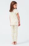 Girls Sun Flower Print Pyjama Set