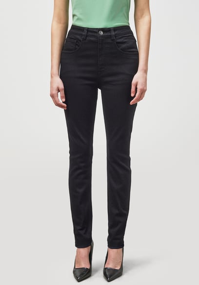 Super Stretch Skinny Black Jeans