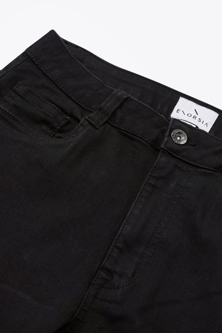 Super Stretch Skinny Black Jeans