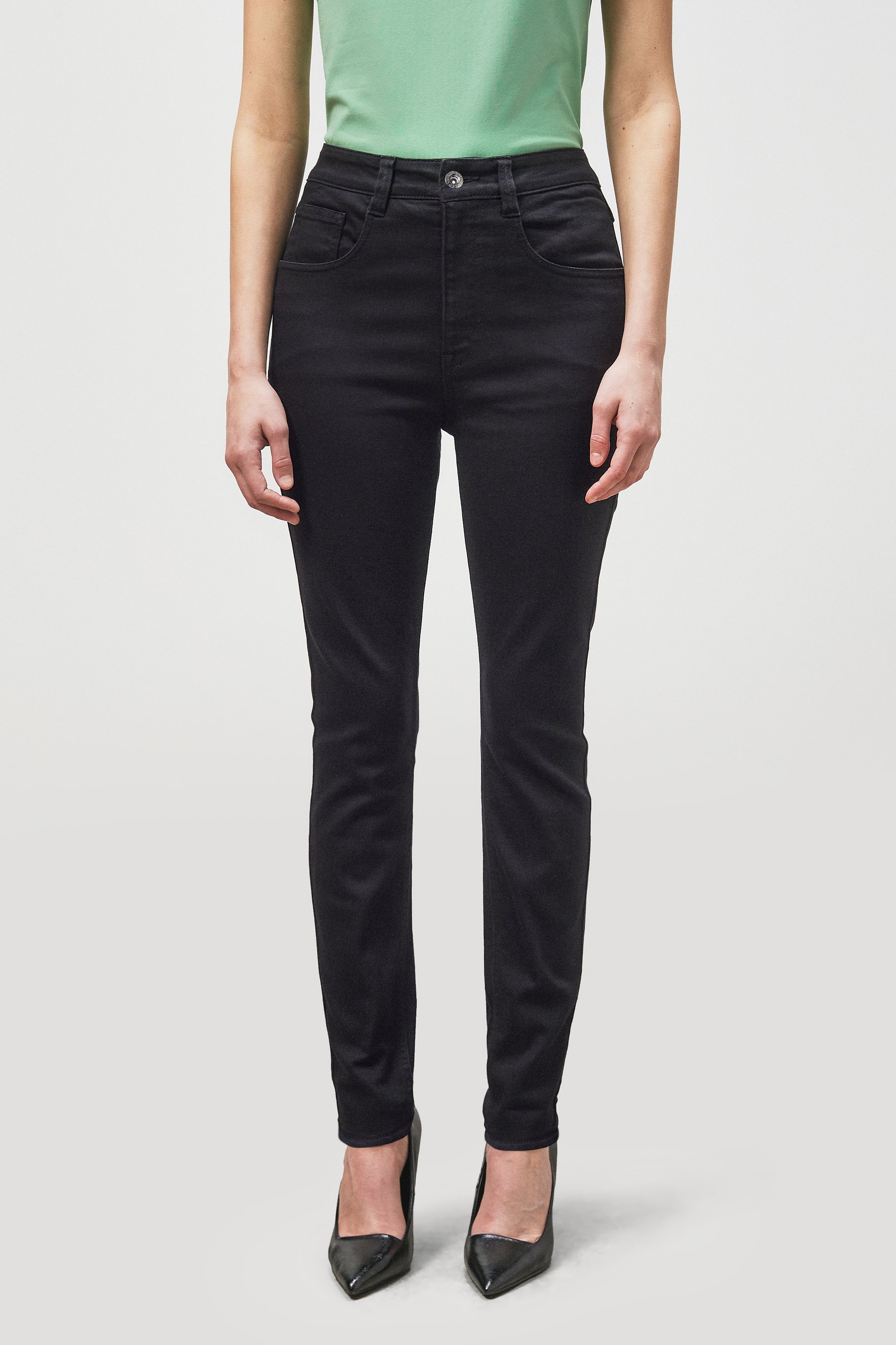 Super Stretch Skinny Black Jeans