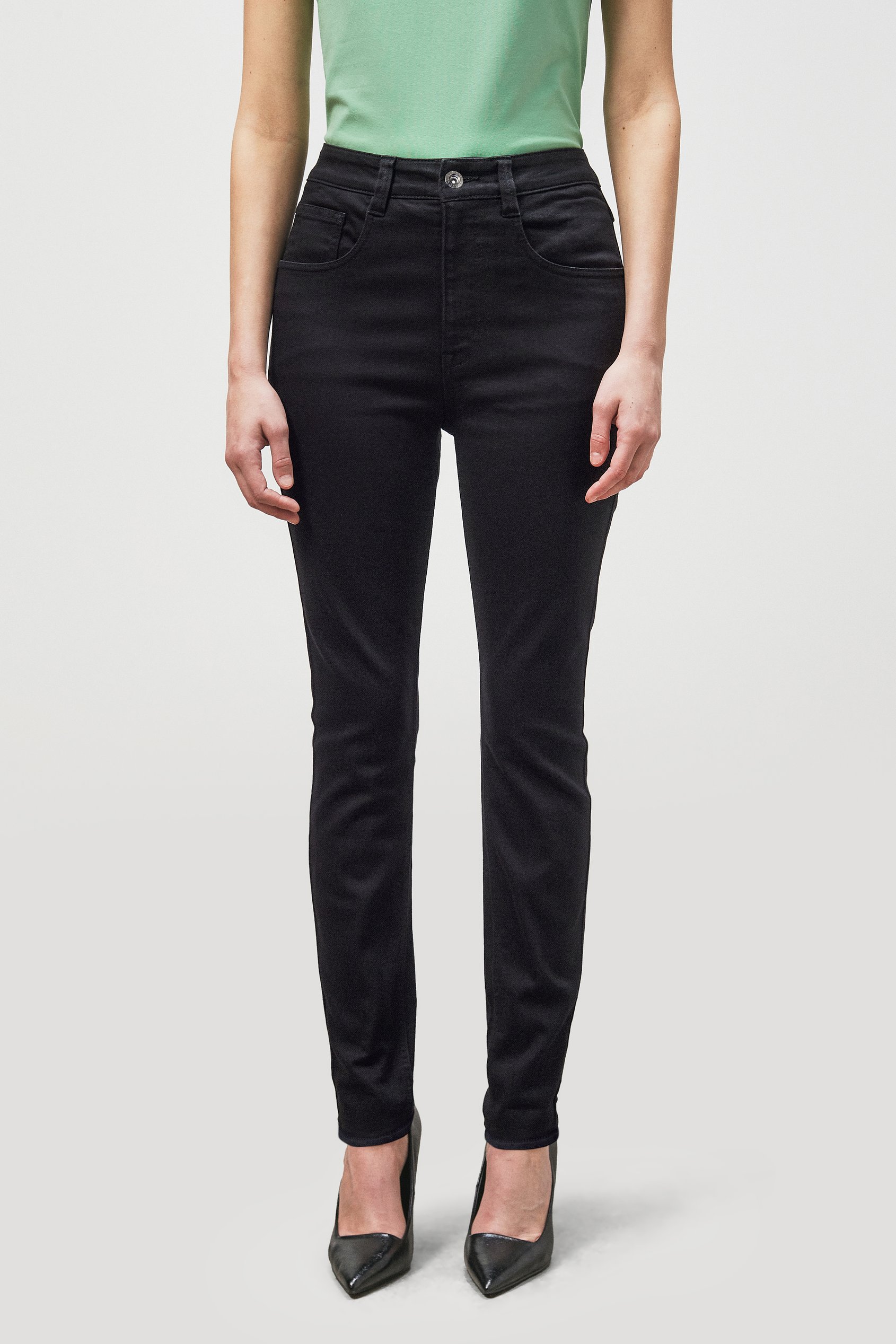 Super Stretch Skinny Black Jeans