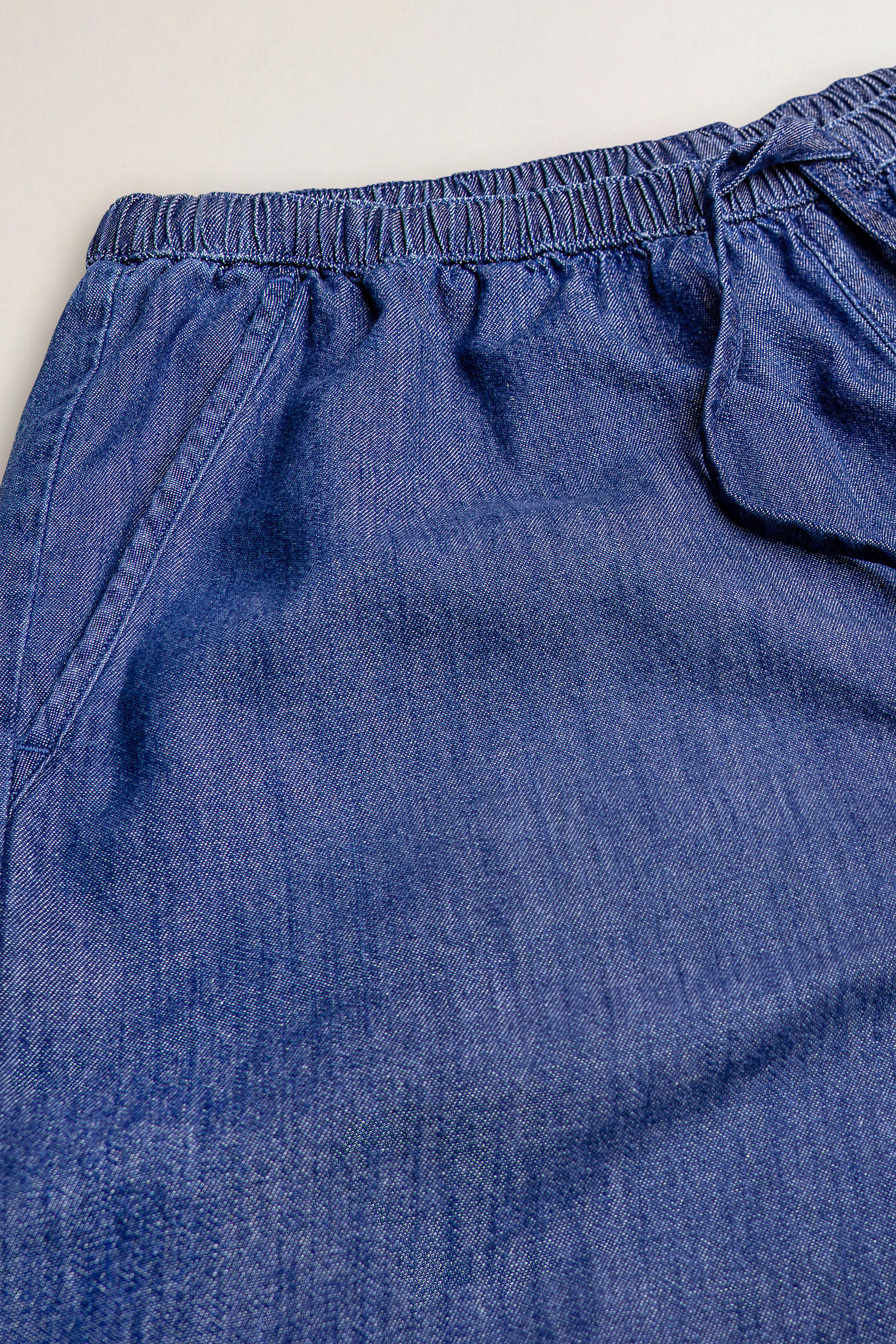 Women's Pull On Drawstring Denim Shorts