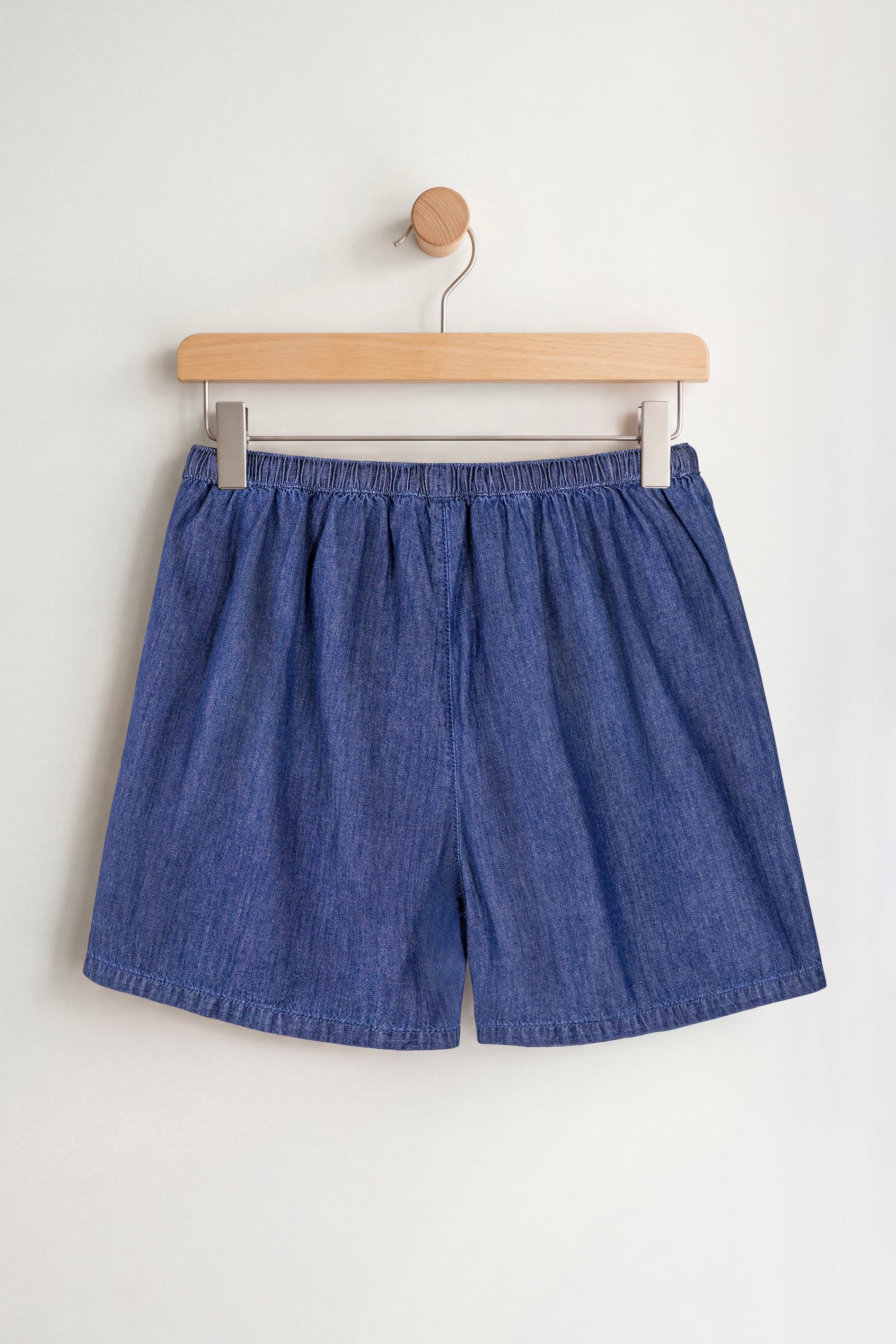Women's Pull On Drawstring Denim Shorts