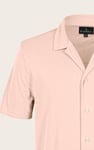 Men's Regular Fit Revere Collar Jersey Shirt