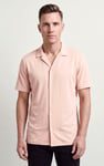 Men's Regular Fit Revere Collar Jersey Shirt