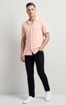 Men's Regular Fit Revere Collar Jersey Shirt