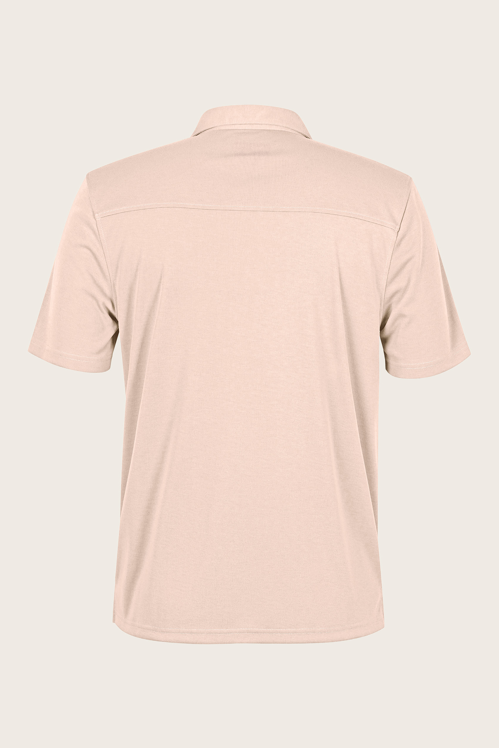 Men's Regular Fit Revere Collar Jersey Shirt