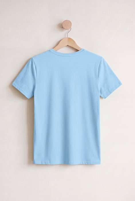 Blue Essential Crew Neck T-Shirt