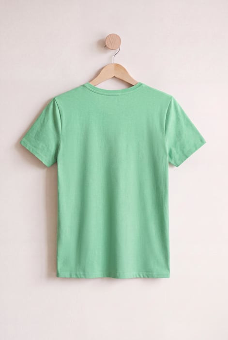 Green Essential Crew Neck T-Shirt