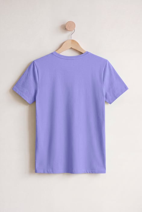 Purple Essential Crew Neck T-Shirt