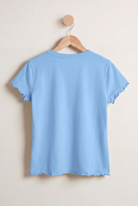 Blue Lettuce Edge T-Shirt