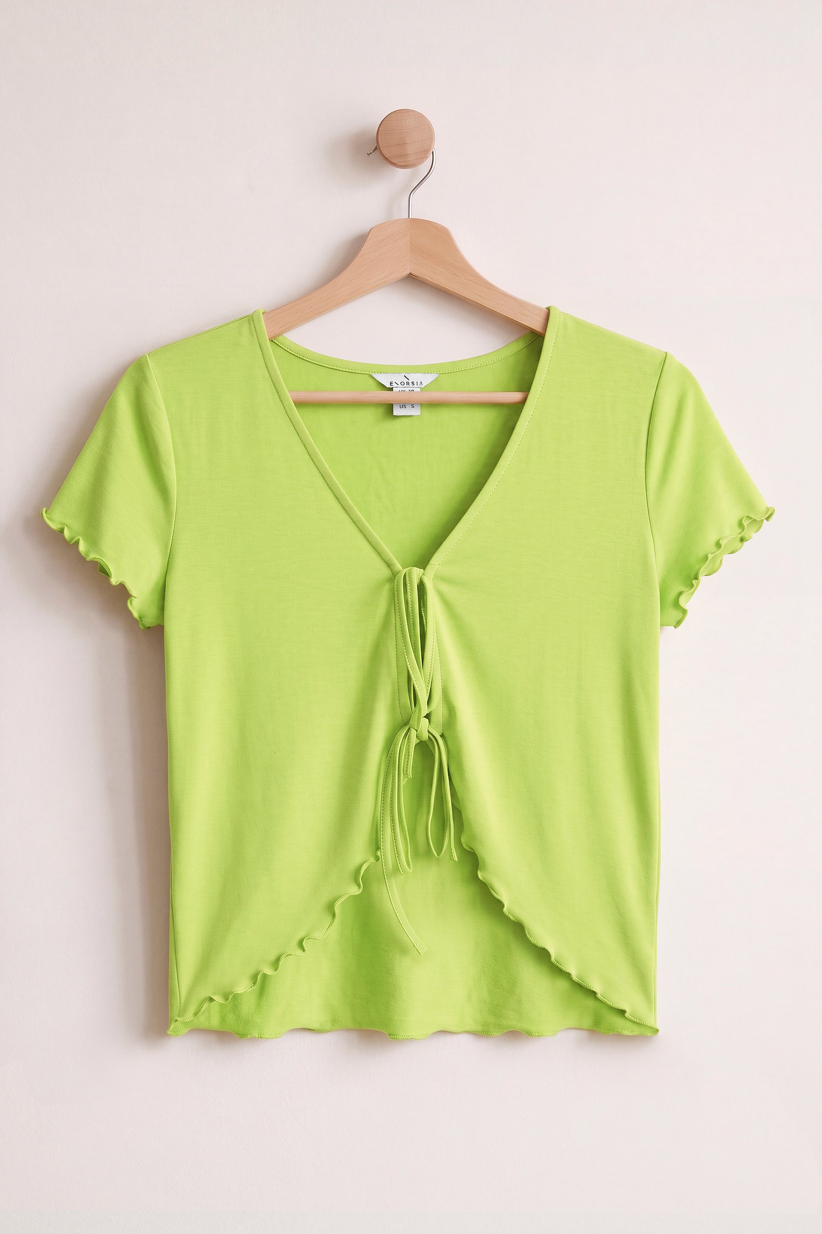 Women’s Cotton Rich Lettuce Edge T-Shirt