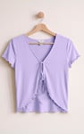 Women’s Cotton Rich Lettuce Edge T-Shirt