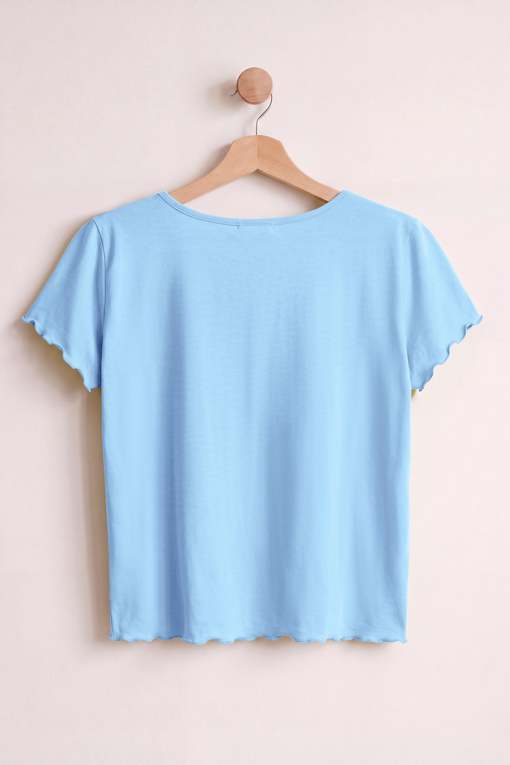Women’s Cotton Rich Lettuce Edge T-Shirt