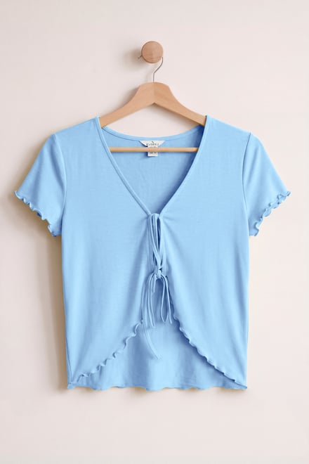 Women’s Cotton Rich Lettuce Edge T-Shirt