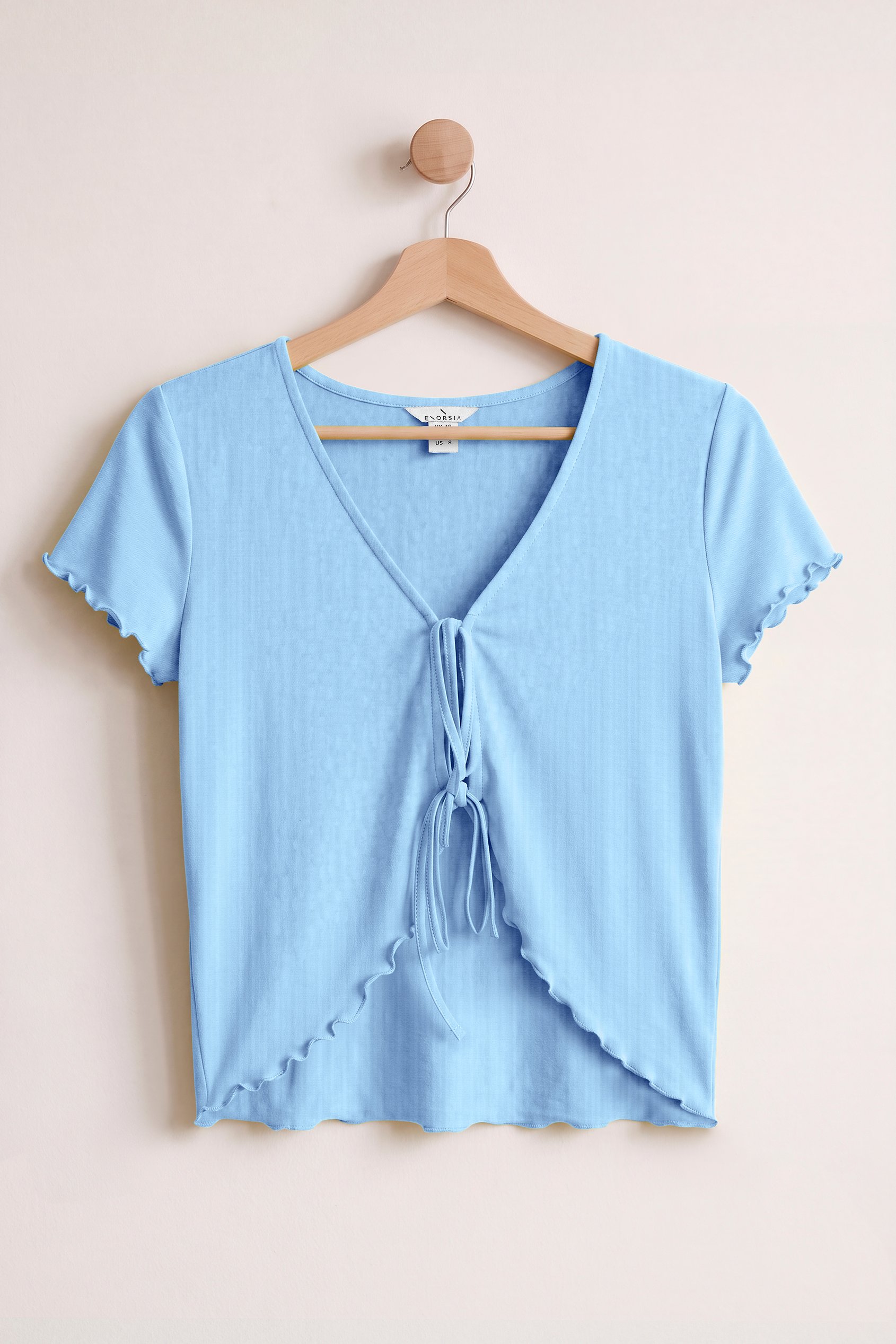 Women’s Cotton Rich Lettuce Edge T-Shirt
