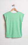 Shoulder Pad Roll Sleeve T-Shirt
