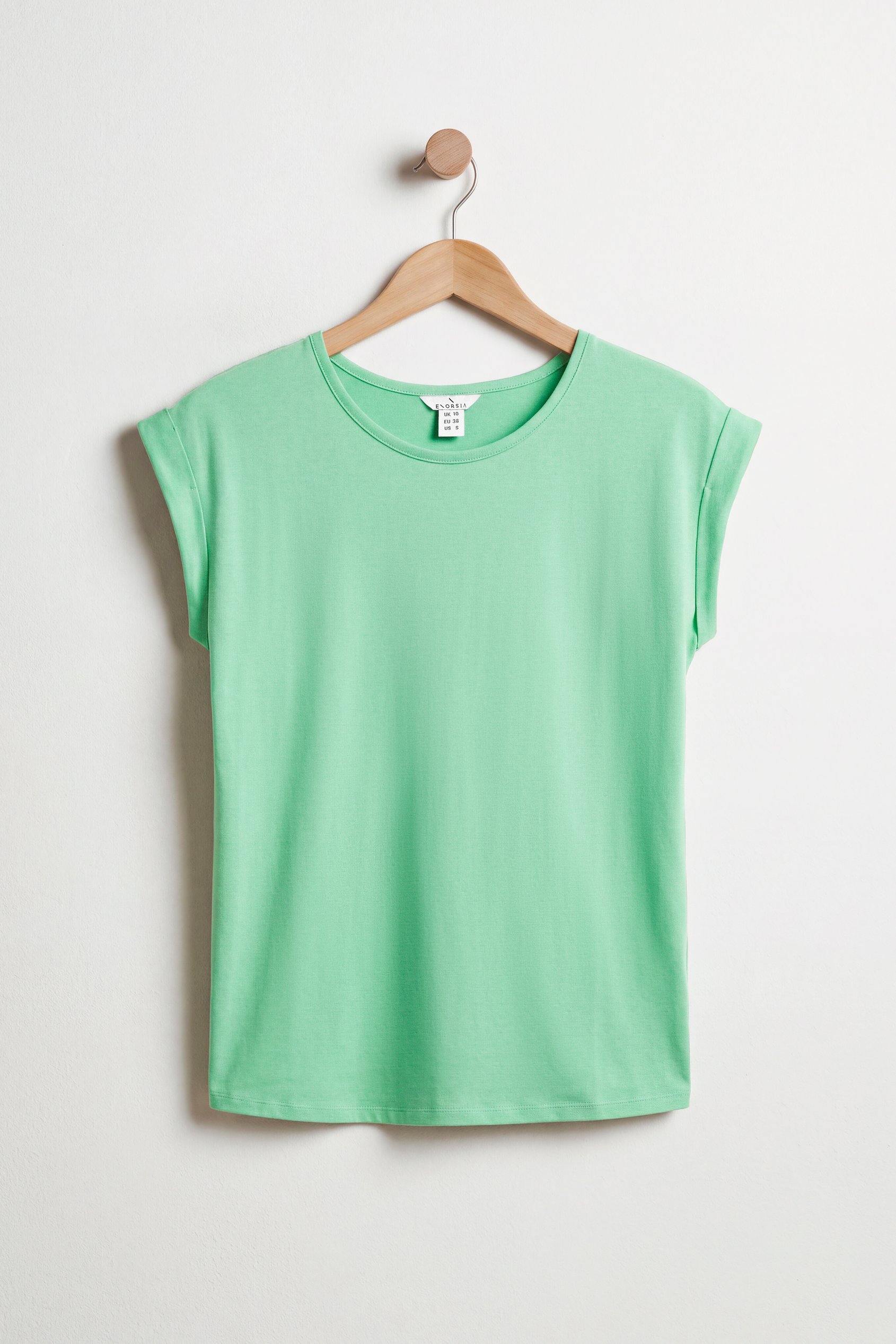 Shoulder Pad Roll Sleeve T-Shirt