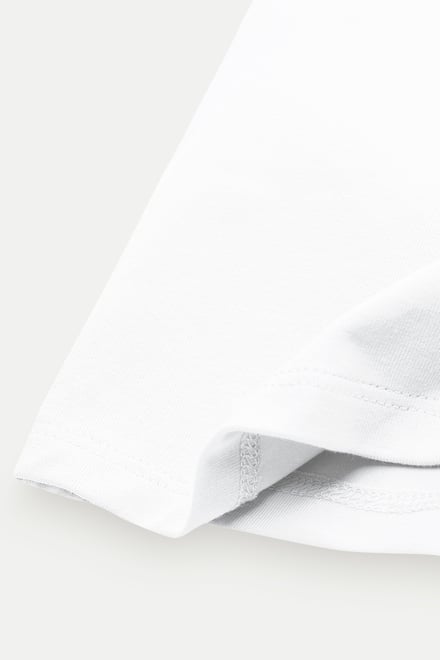 Shoulder Pad Roll Sleeve T-Shirt