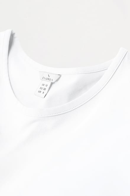 Shoulder Pad Roll Sleeve T-Shirt