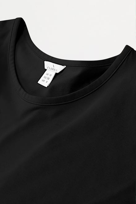 Shoulder Pad Roll Sleeve T-Shirt