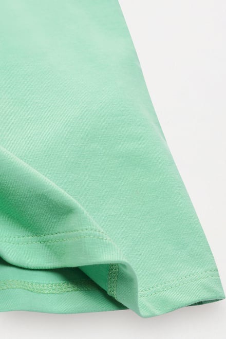 Shoulder Pad Roll Sleeve T-Shirt