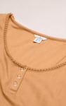 Ribbed Button-Up Short Sleeve T-Shirts