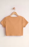 Ribbed Button-Up Short Sleeve T-Shirts