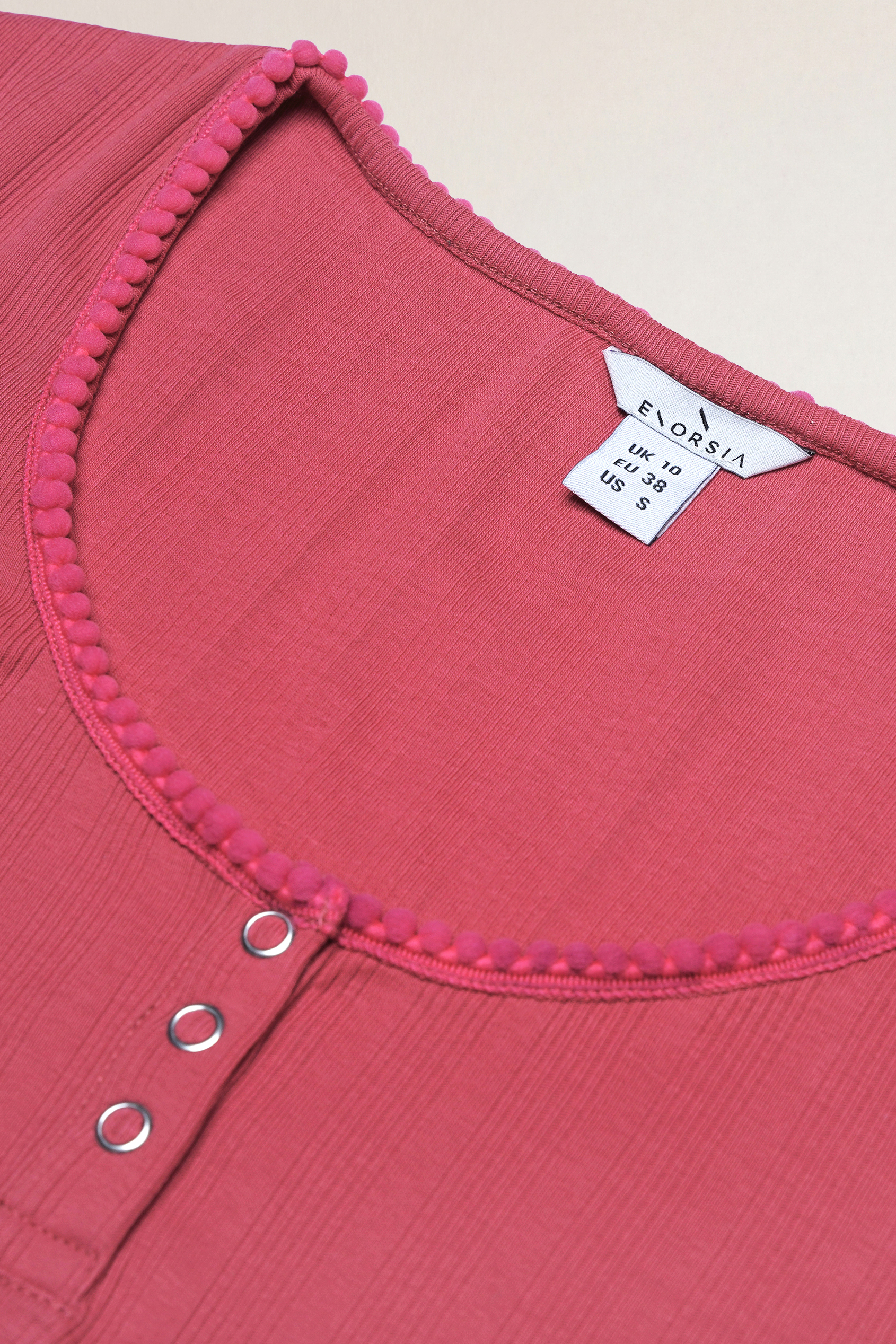 Ribbed Button-Up Short Sleeve T-Shirts