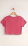 Ribbed Button-Up Short Sleeve T-Shirts