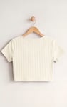Ribbed Button-Up Short Sleeve T-Shirts