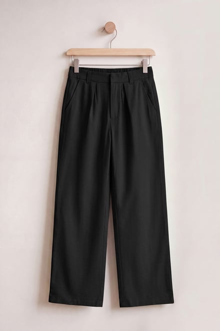 Wide Leg Smart Trousers