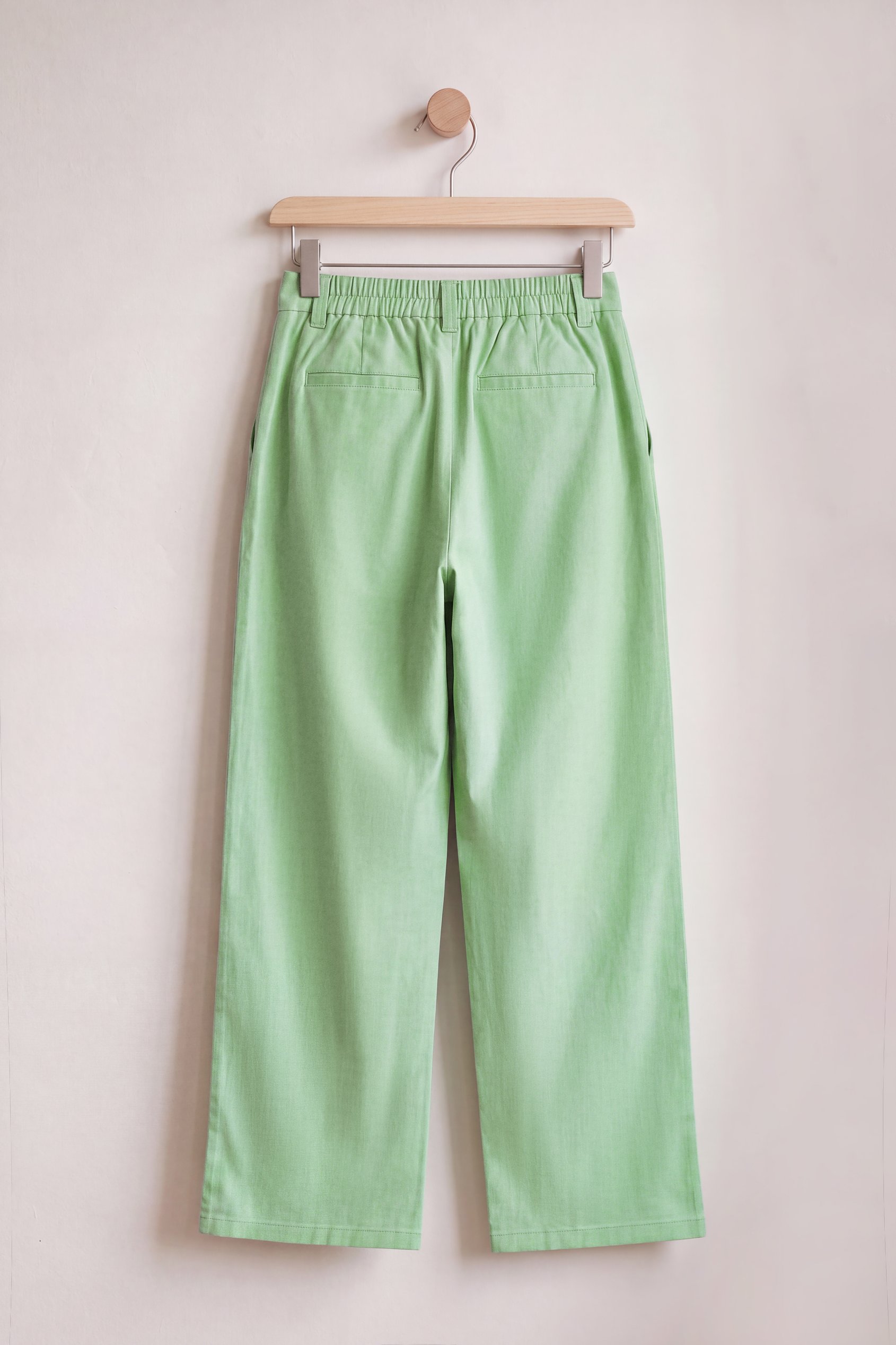 Wide Leg Woven Smart Trousers