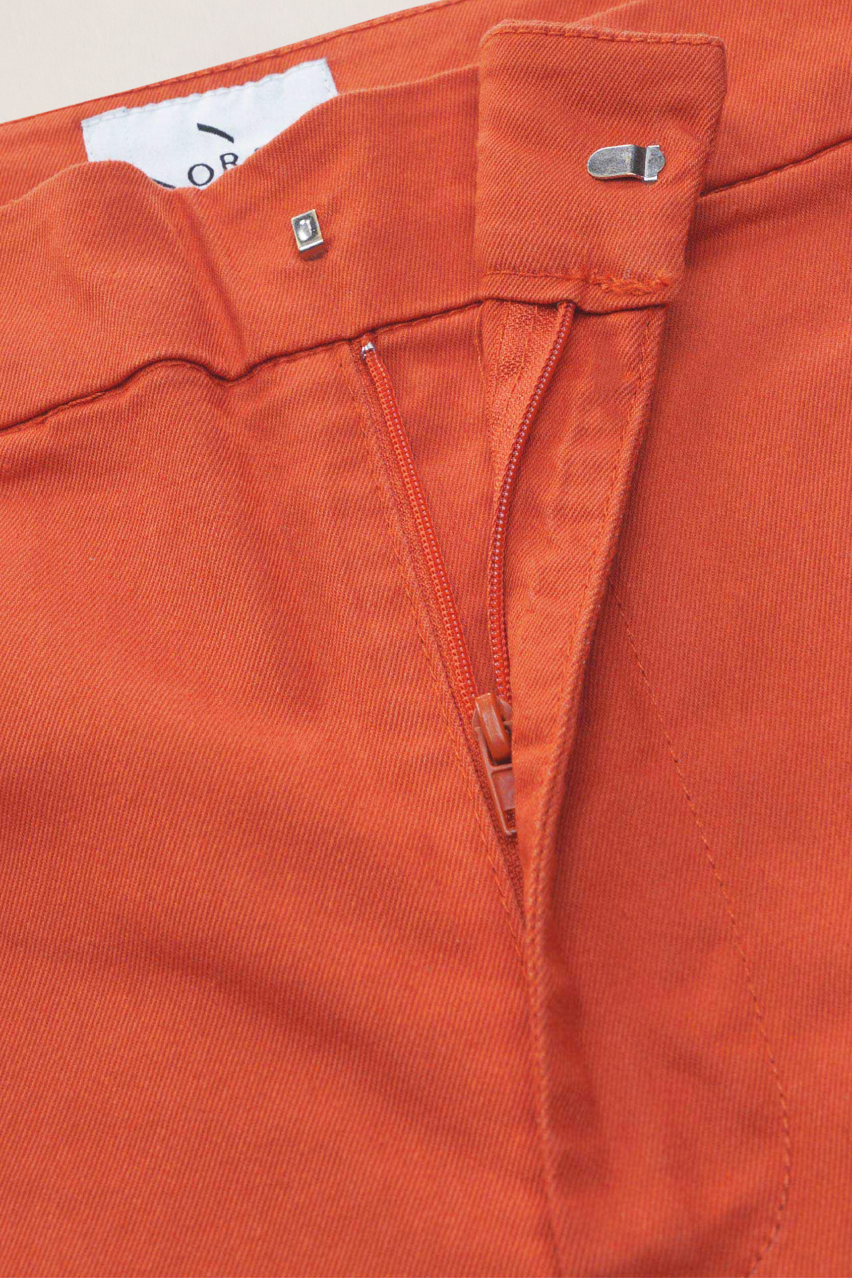 Relaxed Twill Wide Leg Trouser