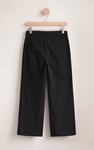 Relaxed Twill Wide Leg Trouser
