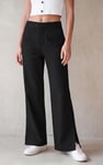 Relaxed Twill Wide Leg Trouser