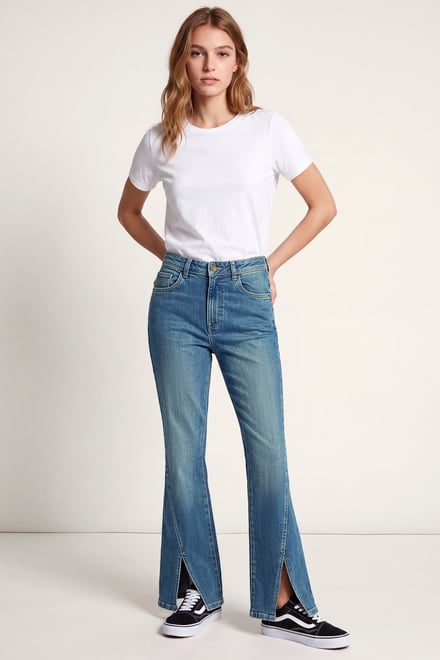 Enorsia Authentic Bell Bottom Jeans