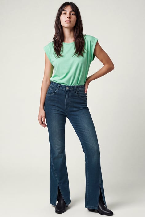 Deep Blue Enorsia Authentic Bell Bottom Jeans
