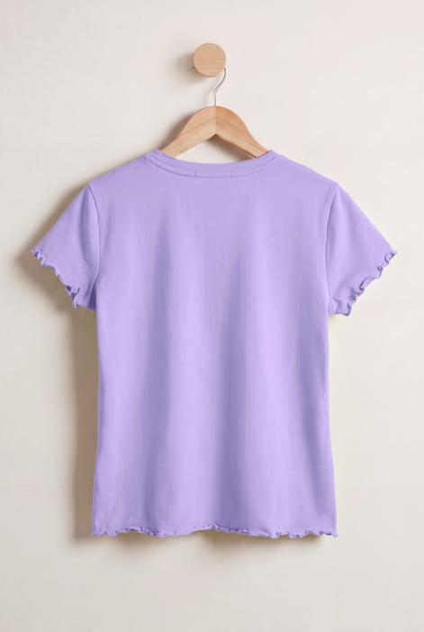 Purple Lettuce Edge T-Shirt