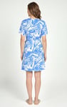 Fluid Print Wrap Dress