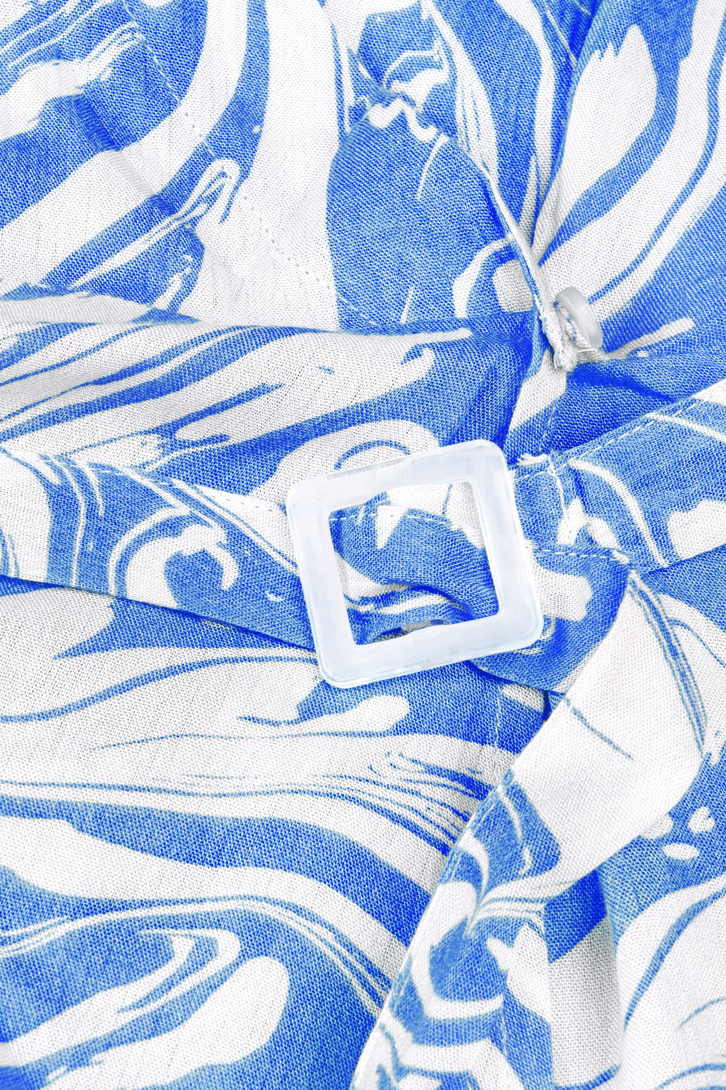 Fluid Print Wrap Dress