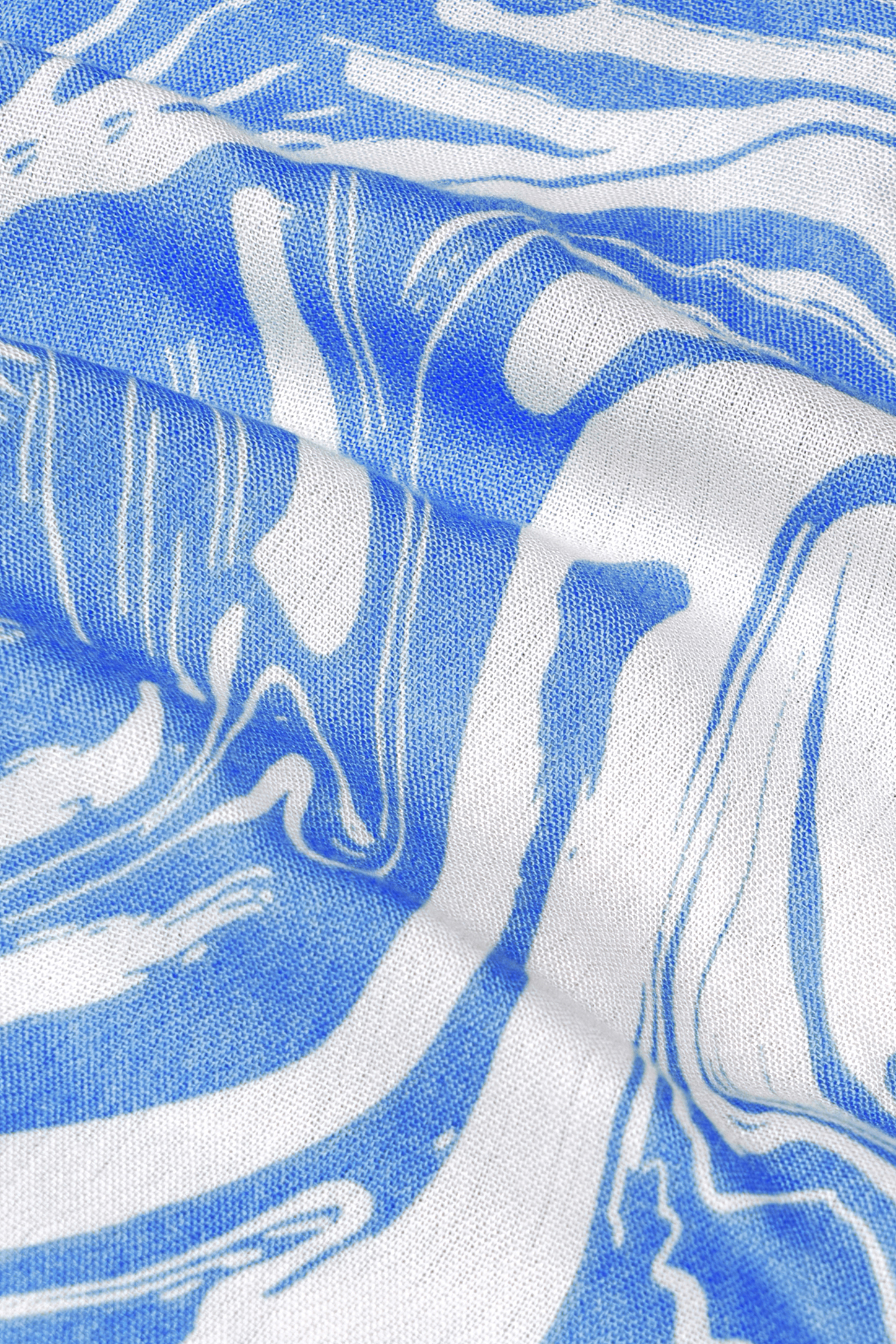 Fluid Print Wrap Dress