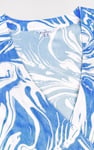 Fluid Print Wrap Dress
