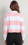 Stripe Cropped Rugby Top