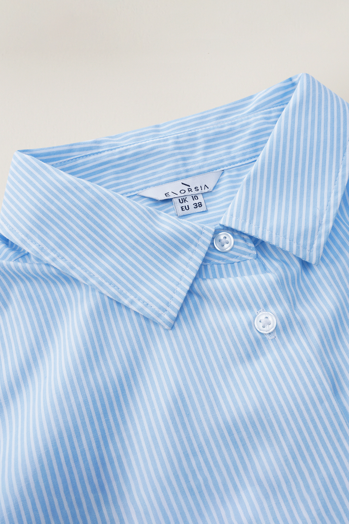 Long Sleeve Stripe Poplin Shirt