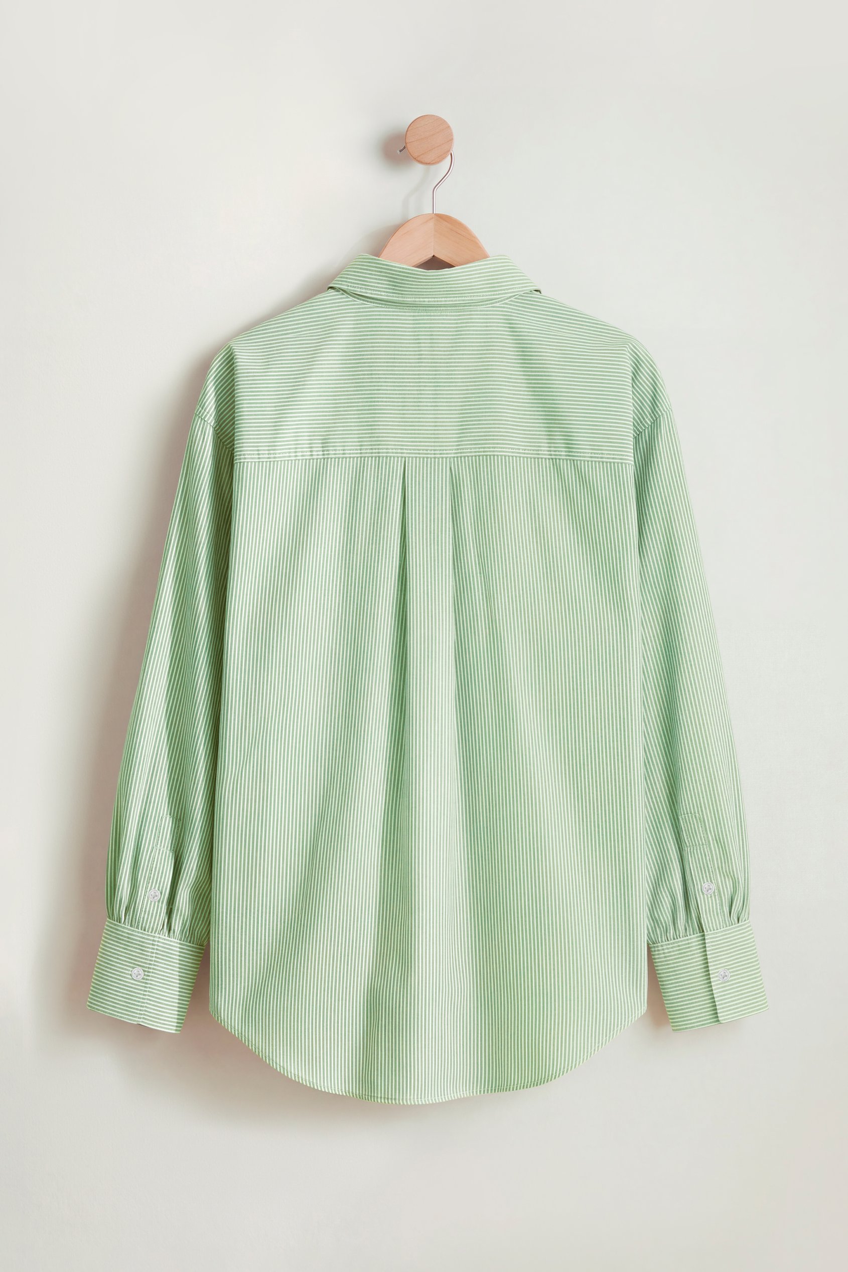 Long Sleeve Stripe Poplin Shirt