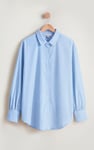 Long Sleeve Stripe Poplin Shirt