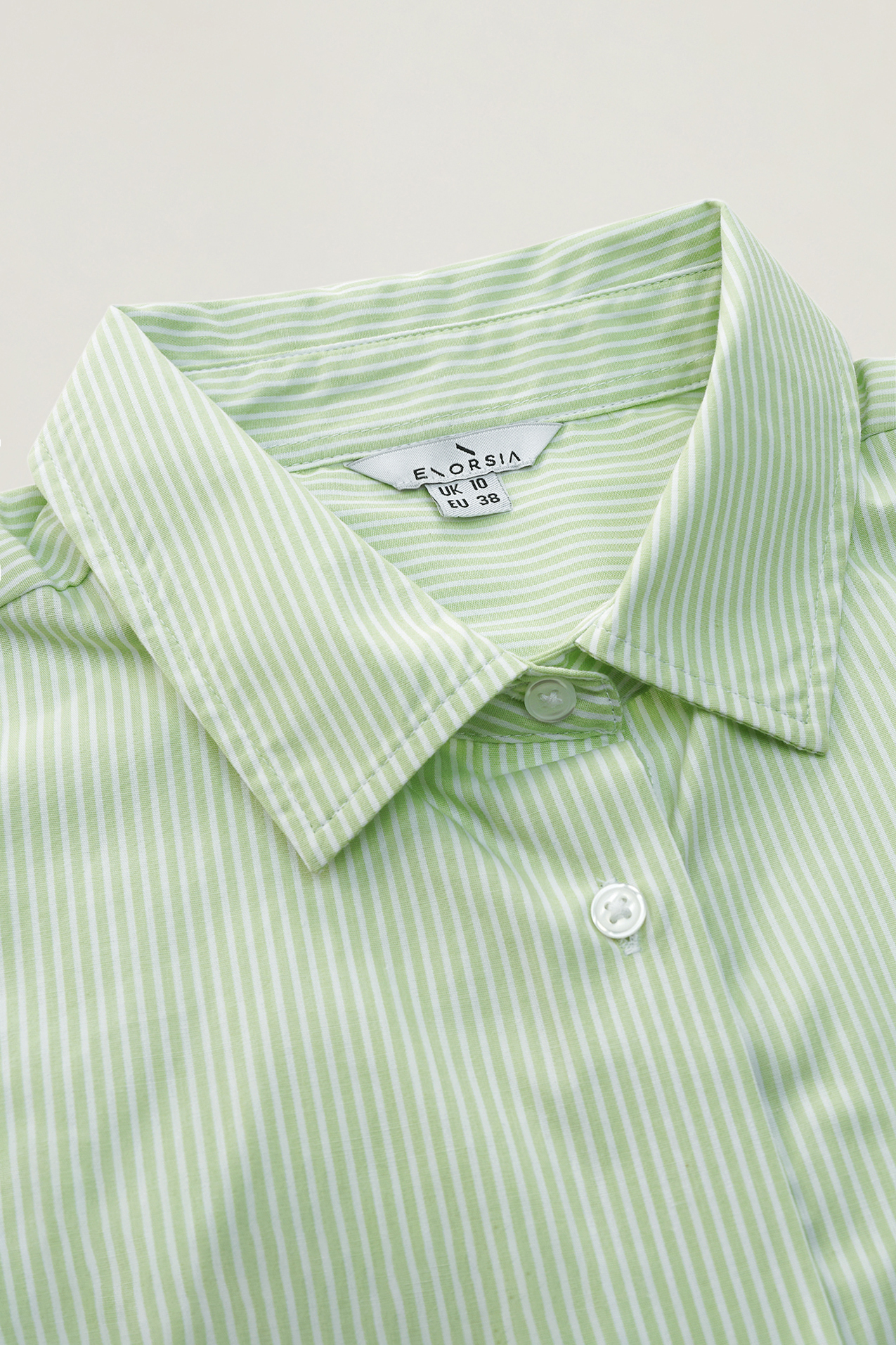 Long Sleeve Stripe Poplin Shirt