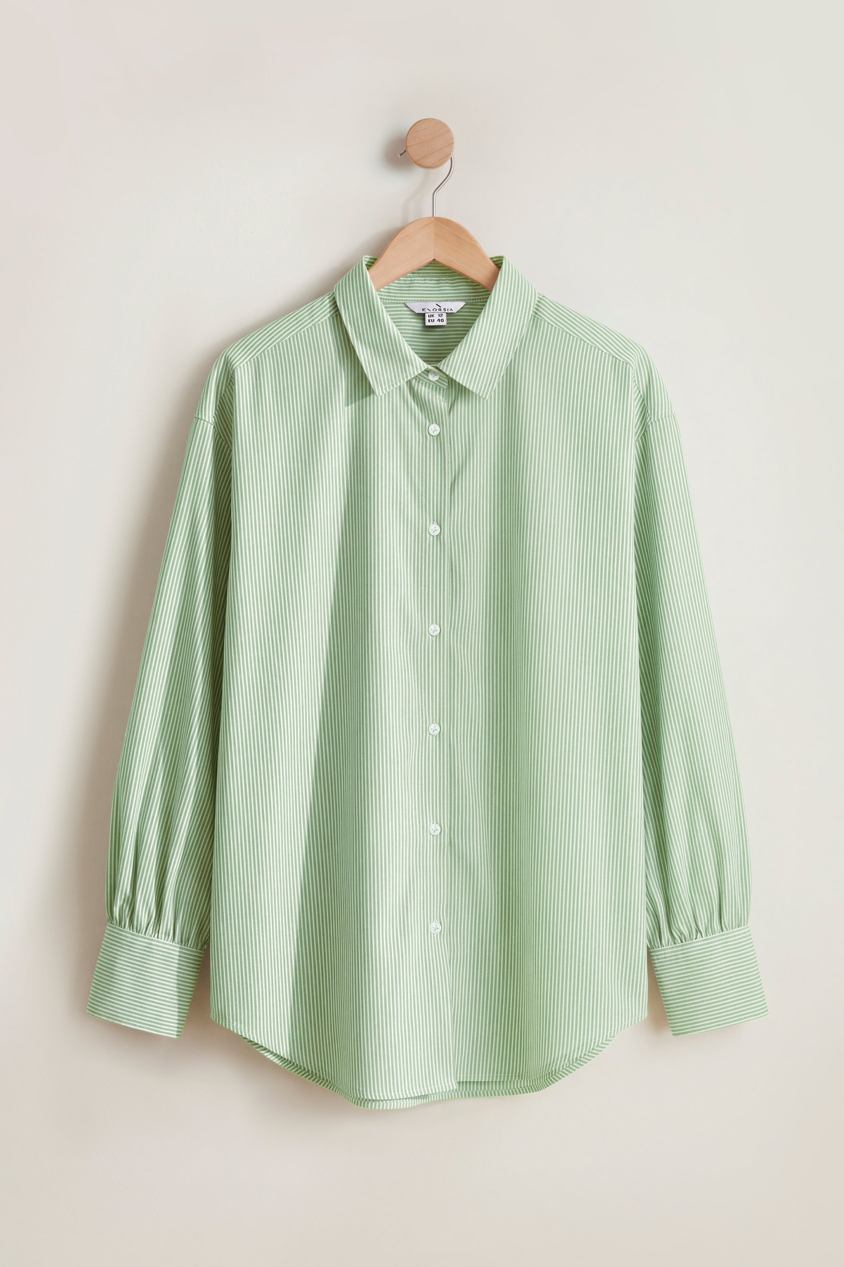 Long Sleeve Stripe Poplin Shirt