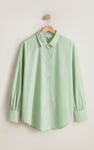 Long Sleeve Stripe Poplin Shirt